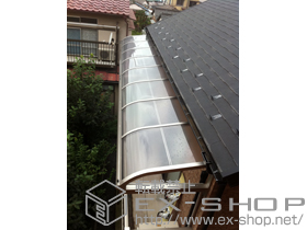 のバルコニー・ベランダ屋根 ヴェクターテラス R型 ルーフタイプ 連棟 積雪〜20cm対応 施工例