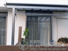 のテラス屋根 パワーアルファ F型 テラスタイプ 単体 積雪〜30cm対応 施工例