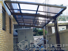 のサイクルポート・駐輪場 カーブポートシグマIII ミニ 積雪〜20cm対応 施工例