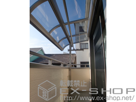 のバルコニー・ベランダ屋根 ライザーテラスII  R型 屋根タイプ 単体 積雪〜20?対応 施工例