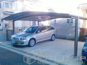 のカーポート カーブポートシグマIII ワイド 積雪〜30cm対応 施工例