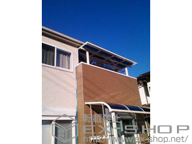 のバルコニー・ベランダ屋根 ライザーテラスII F型 屋根タイプ 単体 積雪〜20cm対応 施工例