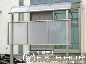 のテラス屋根 ライザーテラスII R型 テラスタイプ  積雪〜20?対応 施工例