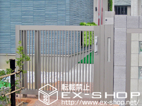 の門扉 アーキスライドﾞB型 施工例