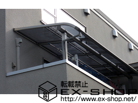 のバルコニー・ベランダ屋根 ヴェクターテラス R型 単体 屋根タイプ 積雪〜20cm対応 施工例