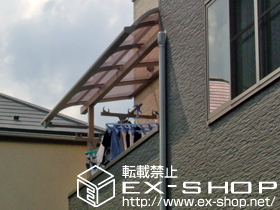 のバルコニー・ベランダ屋根 ライザーテラスII R型 屋根タイプ 単体 積雪〜20cm対応 施工例