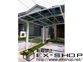 のカーポート カーブポートシグマIII 単体 積雪〜20cm対応 施工例