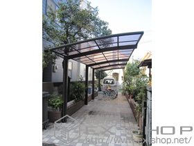 のカーポート カーブポートシグマIII 縦連棟　積雪〜30cm対応 施工例