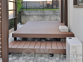 のウッドデッキ 人工木デッキ・ひとと木 施工例