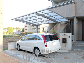 のカーポート カーブポートシグマIII 積雪〜30cm対応 施工例