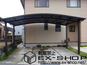 のカーポート カーブポートシグマIII ワイド 積雪〜20cm対応 施工例