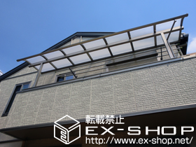 のバルコニー・ベランダ屋根 パワーアルファ RB型 テラスタイプ 単体　積雪〜20cm対応 施工例