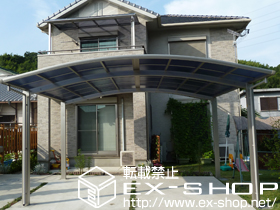 のカーポート プレシオスポート ワイド 積雪〜20cm対応 施工例