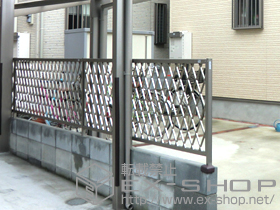 のフェンス・柵 プリレオR8型フェンス 間仕切りタイプ 施工例