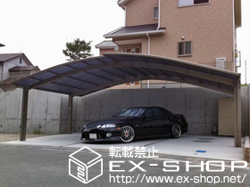 のカーポート リベルポートシグマIII 積雪〜20cm対応 施工例