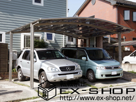 のカーポート カーブポートシグマIII ワイド 積雪〜20cm対応 施工例