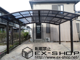 のカーポート プレシオスポート ワイド 積雪〜20cm対応 施工例