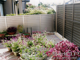 のフェンス・柵 プリレオR9型フェンス 施工例