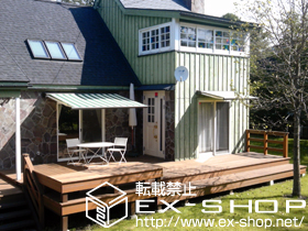 のオーニング・日よけ 彩鳥C型 ボックスタイプ 手動式 施工例