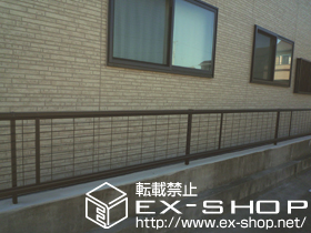 のフェンス・柵 レスティナメッシュフェンス1型　自由柱タイプ 施工例