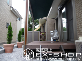 のオーニング・日よけ 彩樹A型 ボックスタイプ 手動式 施工例