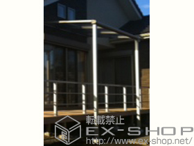 のテラス屋根 ヴェクターテラス F型 テラスタイプ 単体 積雪〜20cm対応 施工例