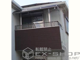 のバルコニー・ベランダ屋根 プレシオステラス R型 屋根タイプ 単体 積雪〜20cm対応 施工例