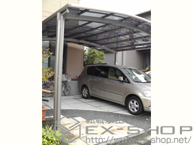 のカーポート カーブポートシグマIII ワイド 積雪〜30cm対応 施工例