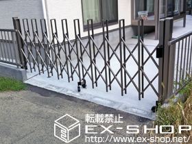 のカーゲート トリップゲート PA型 ノンレール 片開き 施工例