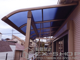 のバルコニー・ベランダ屋根 ヴェクターテラス R型 屋根タイプ 単体 積雪〜20cm対応 施工例