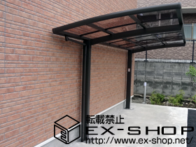 のサイクルポート・駐輪場 カーブポートシグマIII ミニ 積雪〜20cm対応 施工例