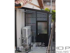 のストックヤード 囲い上手 積雪〜20?対応 施工例