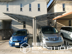 のカーポート プレシオスポート Y合掌 積雪〜20cm対応 施工例