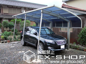 のカーポート レイナキャップポート50 積雪〜50cm対応＋着脱式サポート 施工例