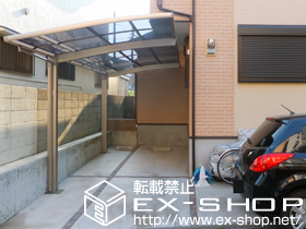 のカーポート カーブポートシグマIII 単体 積雪〜20cm対応 施工例