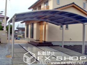 のカーポート プレシオスポート ワイド 積雪〜20?対応 施工例