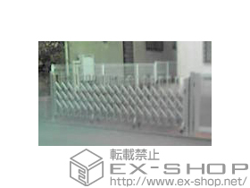 のカーゲート レイオス1型 ノンレール 片開き 施工例