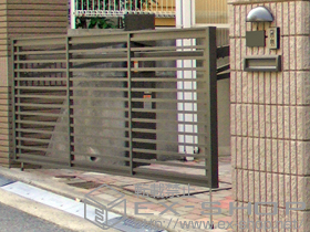 のカーゲート ワイドオーバードアS1型 電動式 施工例