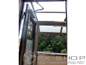 のバルコニー・ベランダ屋根 ライザーテラスII R型 単体 屋根タイプ 施工例