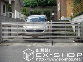 のカーゲート ワイドオーバードアS1型 手動式 施工例