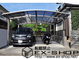 のカーポート カーブポートシグマIII ワイド 積雪〜20cm対応 施工例