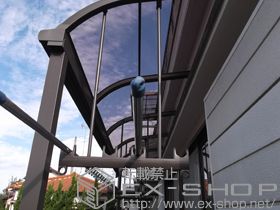 のテラス屋根 ライザーテラスII R型 テラスタイプ 単体 積雪〜20cm 施工例