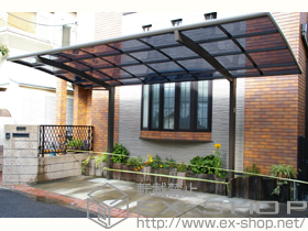 のカーポート カーブポートシグマIII 積雪〜30cm対応 施工例