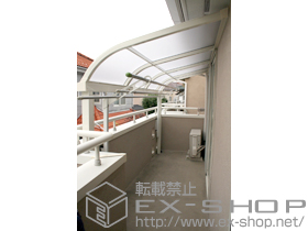 のバルコニー・ベランダ屋根 ライザーテラスII R型 単体 屋根タイプ 積雪〜20cm対応 施工例