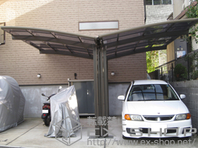 のカーポート カーブポートシグマIII Y合掌 積雪〜30cm対応 施工例