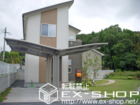 のカーポート カーブポートシグマIII Y合掌 積雪〜20cm対応 施工例