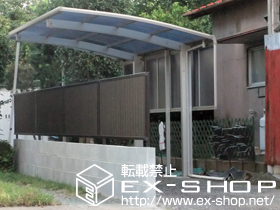 のフェンス・柵 プリレオR6型フェンス フリーポールタイプ 施工例