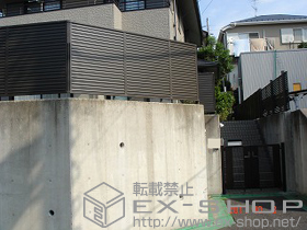 のフェンス・柵 プリレオR9型フェンス フリーポールタイプ 施工例