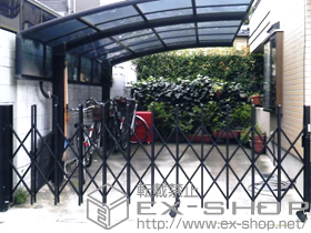 のカーゲート トリップゲート PA型 ノンレール 片開き(錠なし) 施工例