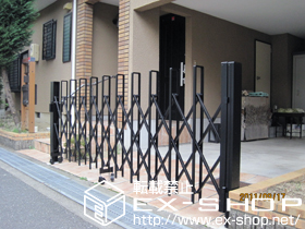 のカーゲート トリップゲートPA型 ノンレールタイプ 片開き 施工例